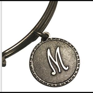 🔴 NWT! Alex and Ani Original Initial “M” Russian Silver Expandable Bracelet